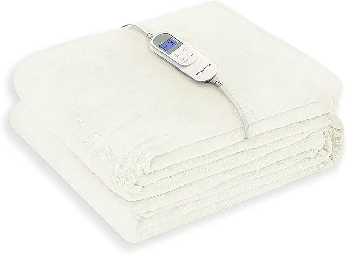 Eco-Friendly Wapaneus Foot Pocket Heated Blanket Electric Throw Fashionable