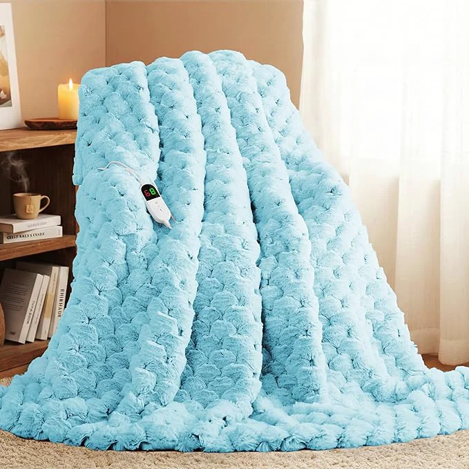 Quality Homemate Heated Blanket Electric Throw Lightweight
