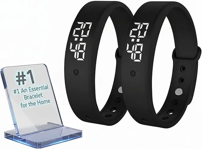 User-Friendly Vibrating Alarm Wristband Heavy Sleepers Adults Wrist Band Shock Clock Watch Excellent