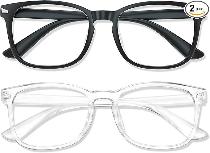 Organic Blue Light Glasses for Woman Men 99 Blue Light Blocking Glasses for Computer Certified