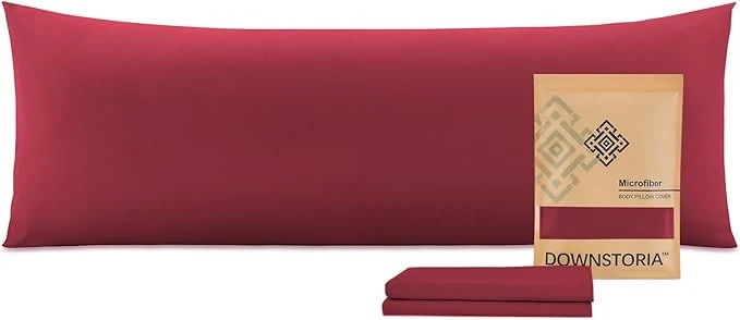 Original DOWNSTORIA Body Pillow Cover Ultra Soft Microfiber Long Pillowcase Envelope Practical