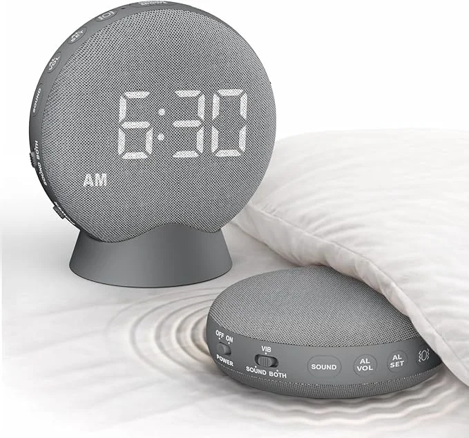 Carefully Designed SolaceRise Super Loud Alarm Clock Practical