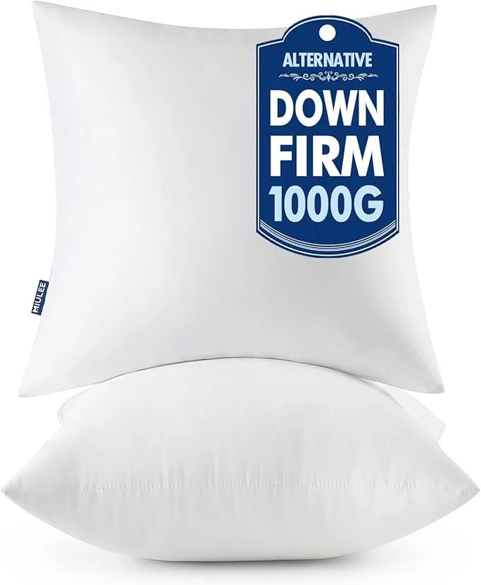 Comfortable MIULEE Throw Pillows Inserts High-Performance
