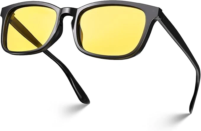 Trendy VISOONE Blue Light Blocking Glasses Square Refined