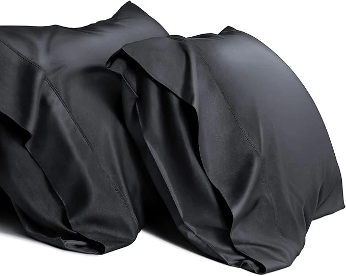 Stylish WishSmile Cooling King Pillowcases Set of 2 Breathable Cool Silky Soft Rayon Exclusive