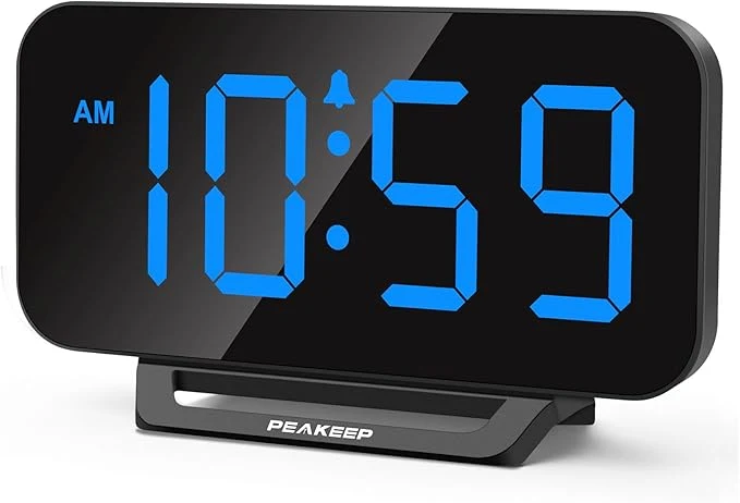 Classic Peakeep Small Digital Alarm Clock Exclusive