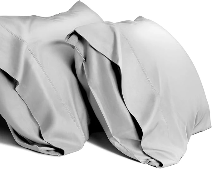 Smart WishSmile Cooling King Pillowcases Set of 2 Breathable Cool Silky Soft Rayon Enhanced