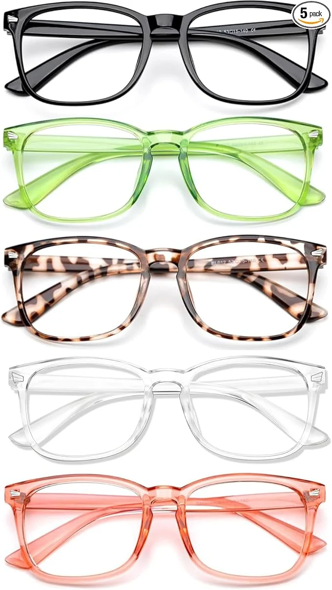 Relaxed Blue Light Glasses for Woman Men 99 Blue Light Blocking Glasses for Computer Enhanced