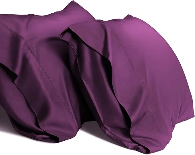 Durable WishSmile Standard Pillow Cases Cooling Pillowcases Set of 2 Breathable Cool Efficient