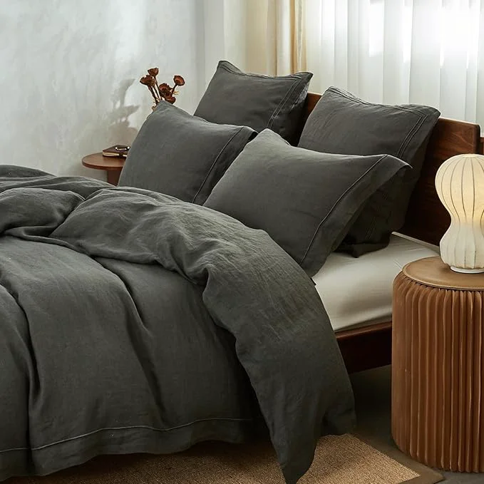Verified Simple Opulence Washed Linen Duvet Cover Environmentally Friendly