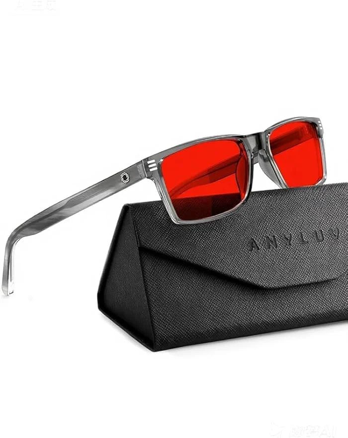 Natural ANYLUV Blue Light Glasses Men Woman Eye Strain Relief Eye Protection Practical