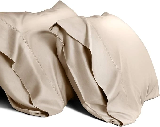 Authentic WishSmile Cooling Queen Pillow Cases Set of 2 Breathable Cool Silky Soft Rayon Environmentally Friendly