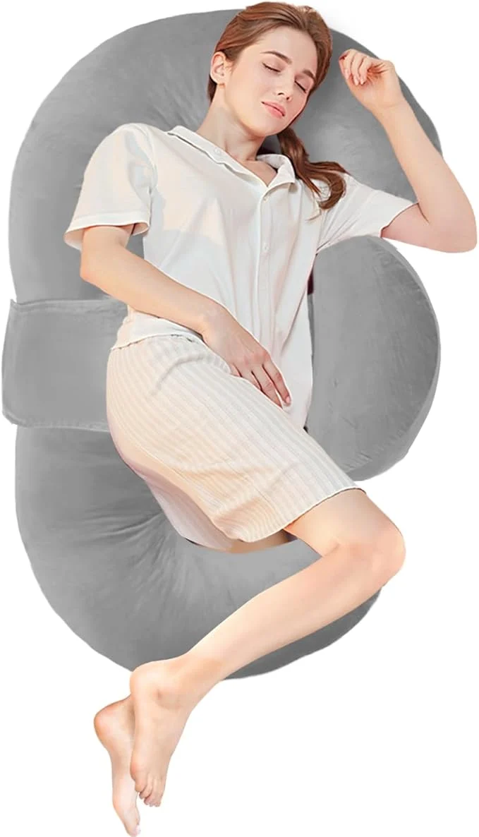 Proven Pregnancy Pillows for Sleeping E Shaped Maternity Pillow for Pregnant Women Pure