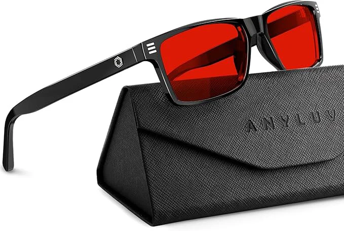 Premium ANYLUV Blue Light Glasses Men Woman Eye Strain Relief Eye Protection Natural