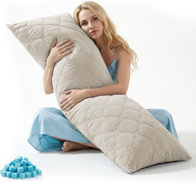 Powerful BEDELITE Cooling Body Pillow for Adults Creative Ultra Soft Cool-Touch Quilted Prestigious