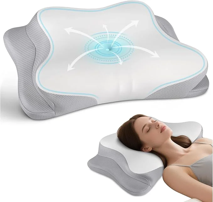 Sustainable Cervical Neck Pillow Natural