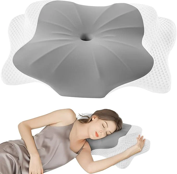 Responsible DONAMA Cervical Pillow for Sleeping Contour Memory Foam Pillow for Neck and Fine Crafted