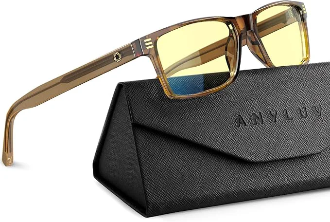 Exceptional ANYLUV Blue Light Glasses Men Woman Eye Strain Relief Eye Protection Long-Lasting