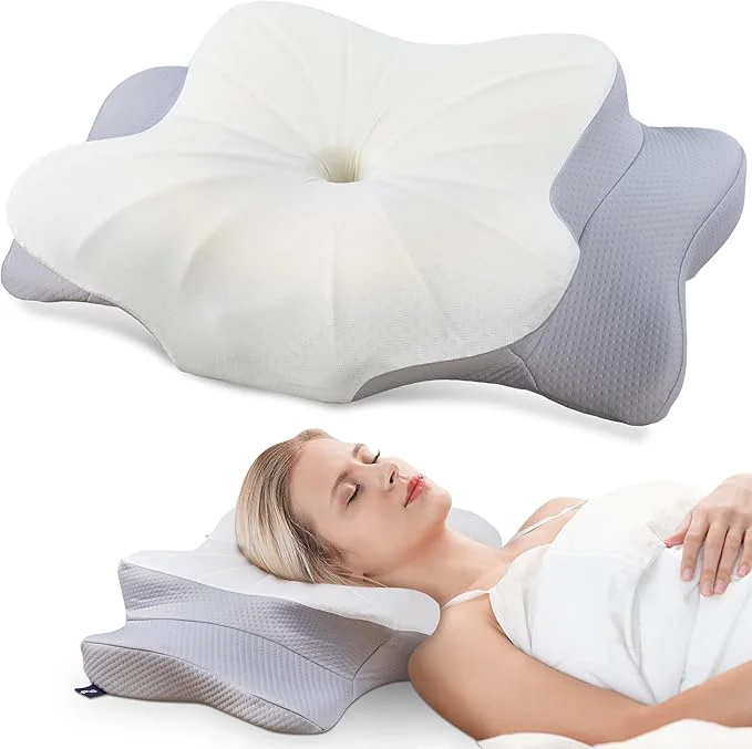 Casual DONAMA Cervical Pillow for Neck and Shoulder Pain Relief Cooling Contour Unique