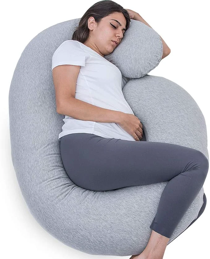 Outstanding 1 MIDDLE ONE Pregnancy Pillow C Shaped Full Body Pillow Efficient