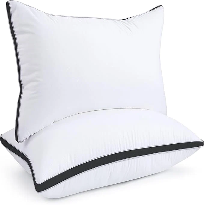 Solid viewstar Bed Pillows Standard Sizes Set of 2 Hotel Quality Cooling Down High-End