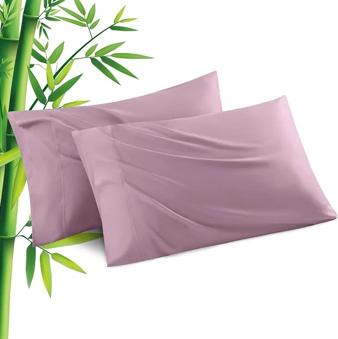 Sophisticated Pillowcases King Size 2 Pack Cooling Viscose from Bamboo Pillow Cases Dependable