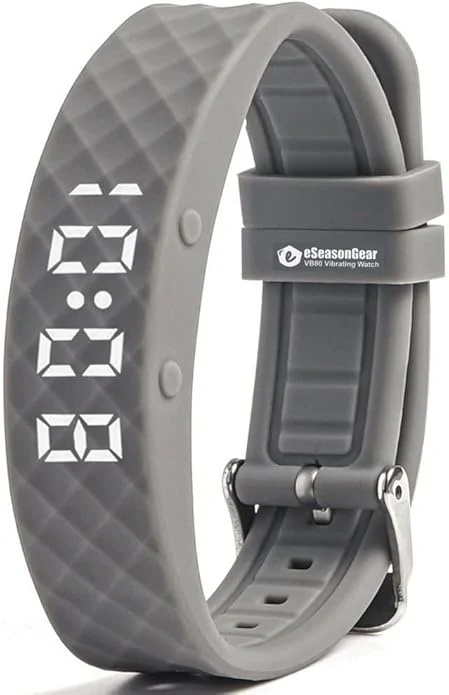 Stylish VB80 12 Alarm Vibrating Watch Silent Vibration Shake Wake ADHD Medication Eco-Friendly