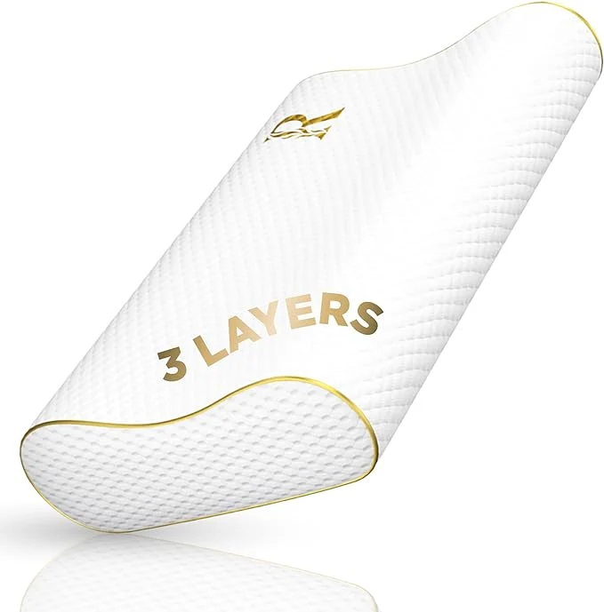 Unique Royal Therapy King Memory Foam Pillow – Ergonomic Cervical Pillow Expertly Made