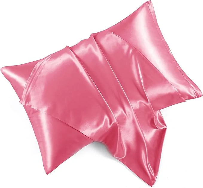 Verified Peach Red Satin Pillowcases Official