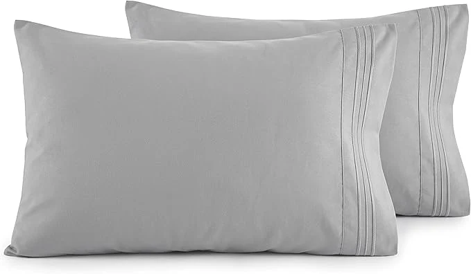 Crafted Elegant Comfort Luxury Ultra-Soft 2-Piece Pillowcase Set Innovative