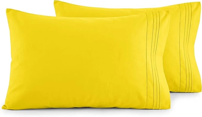 Easy-to-Use Elegant Comfort Luxury Ultra-Soft 2-Piece Pillowcase Set Stylish