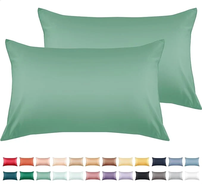 Top-Quality Warmstar Cotton Pillow Cases Queen Size Set of 2 600 Thread Count Pillowcases Durable