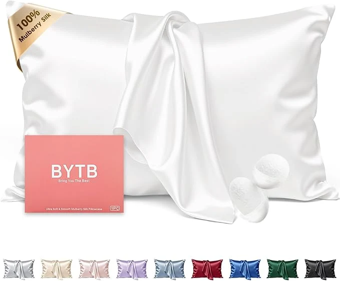 Enhanced Silk Pillow Cases Queen Size Mulberry Silk Pillowcase Sustainable