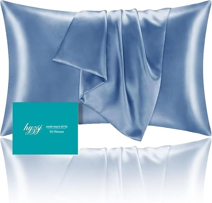 Versatile Mulberry Silk Pillowcase for Hair and Skin Queen Size 20 X 30 Sustainable