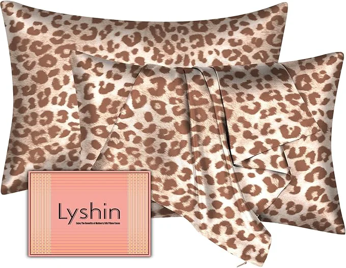 Pure Silk Pillow Cases 2 Pack Standard Size Environmentally Friendly