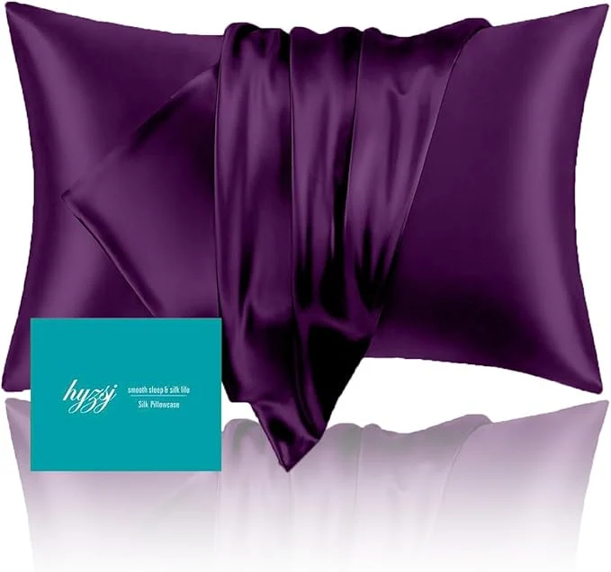 Prestigious Mulberry Silk Pillowcase for Hair and Skin Queen Size 20 X 30 Crafted