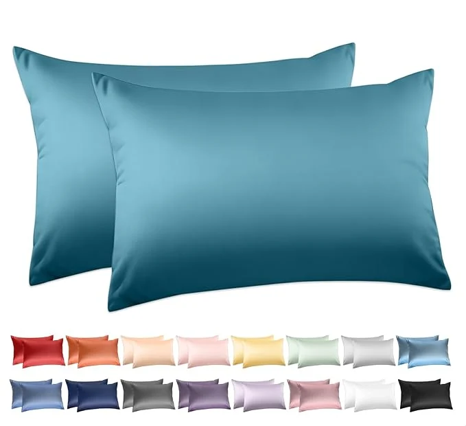 Artisan Deep Dream Cotton Pillow Cases Standard Size Set of 2 600 Thread Count Trendy