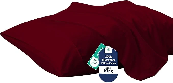 Recyclable Royale Linens King Pillowcase Set of 2 Convenient