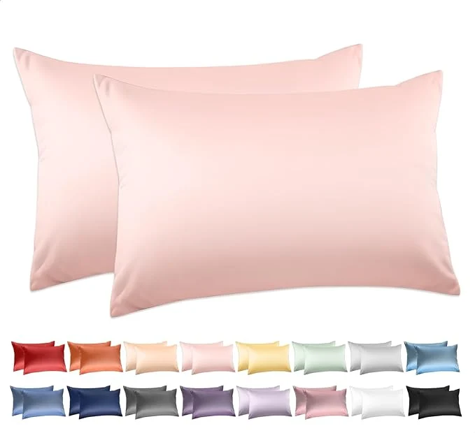 Outstanding Cotton Queen Pillowcases Set of 2 Deep Dream 600 Thread Count Pillow Cases Expertly Made
