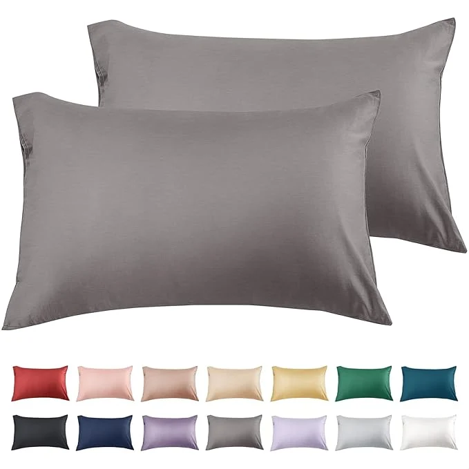 Advanced Warmstar Cotton Pillow Cases King Size Set of 2 600 Thread Count Pillowcases Powerful