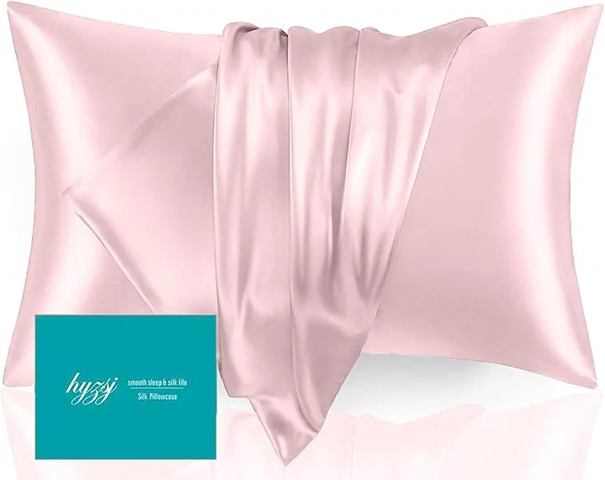 Expertly Made Mulberry Silk Pillowcase for Hair and Skin Queen Size 20 X 30 Green