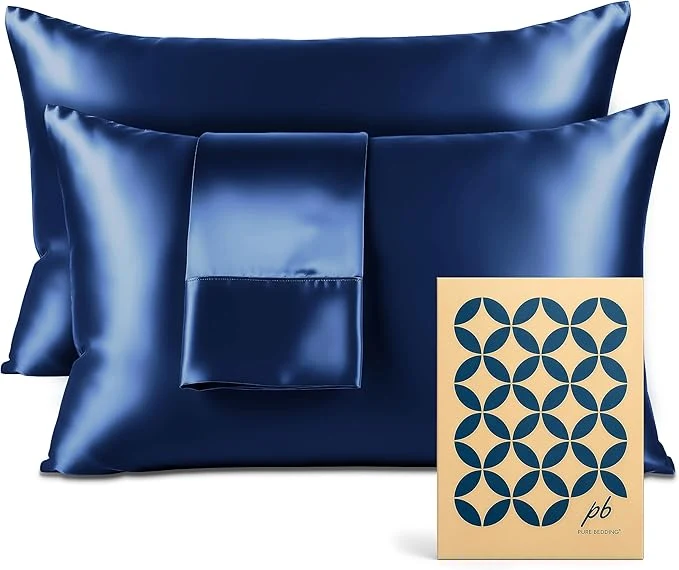 Trendy Pure Bedding Satin Pillowcase 2 Pack World-Class