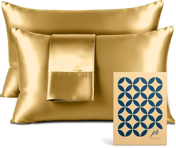 First-Class Pure Bedding Satin Pillowcase 2 Pack User-Friendly