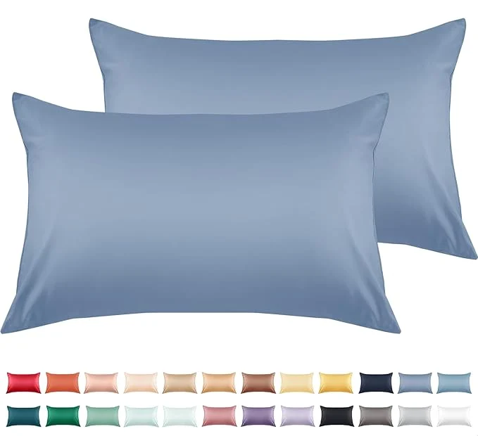 Clean Warmstar Cotton Pillow Cases Queen Size Set of 2 600 Thread Count Pillowcases Secure