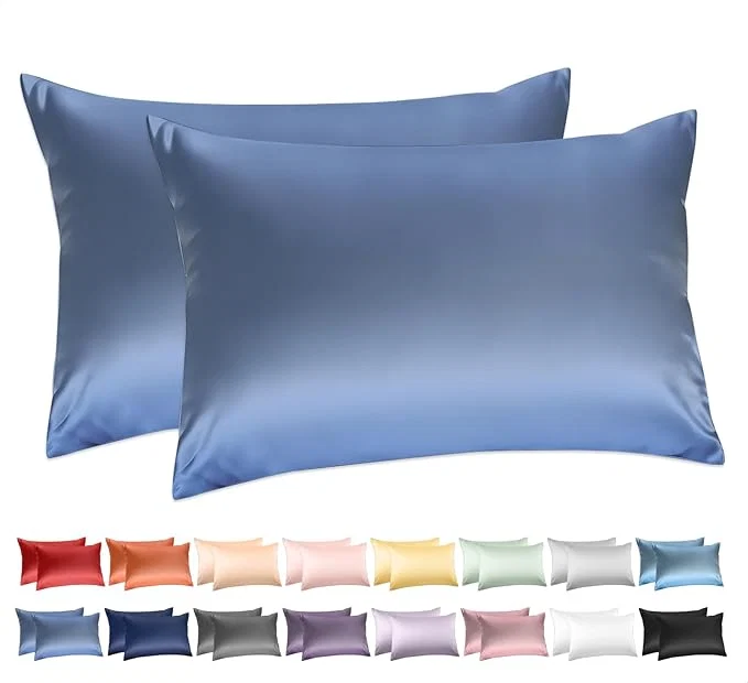 Original Cotton Standard Pillowcases Set of 2 Deep Dream 600 Thread Count Pillow World-Class
