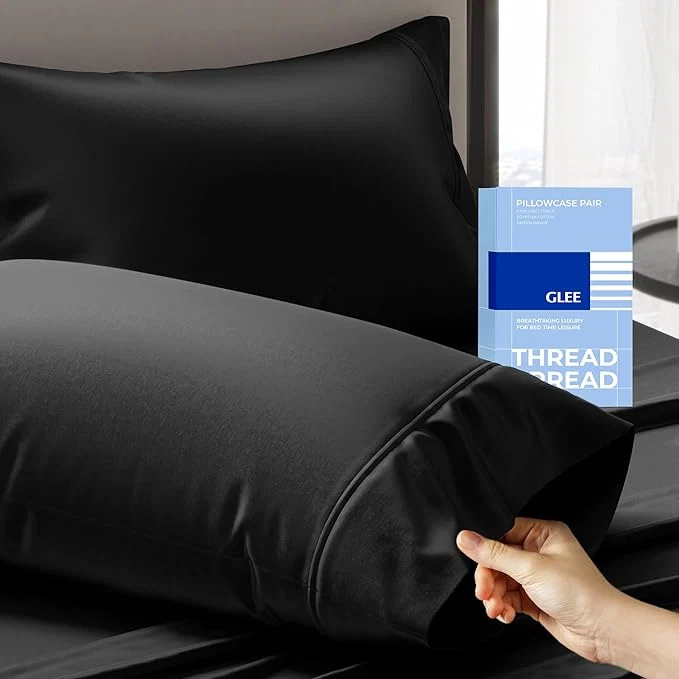 Fast Thread Spread Cotton King Size Pillow Cases Set of 2 Practical