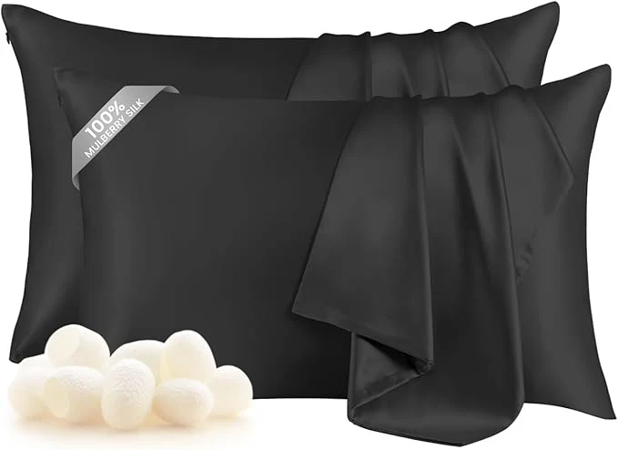 Clean THXSILK Set of 2 Mulberry Silk Pillowcase Easy-to-Use