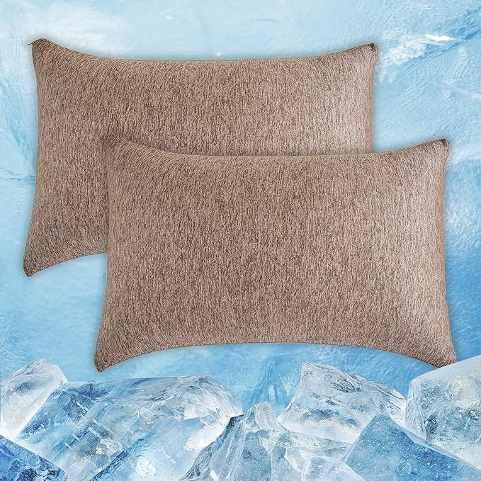 Contemporary CHOSHOME Cooling Pillow Cases Zipper Pillow Covers Q-Max 0.45 Zippered Trusted