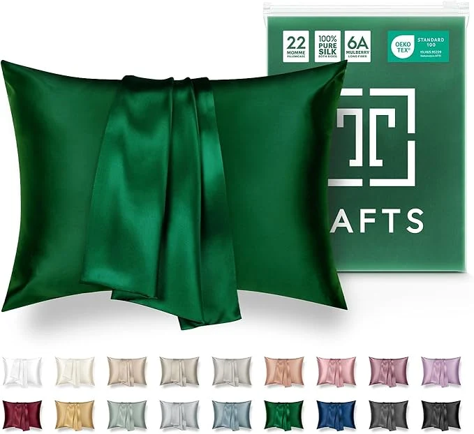 Excellent Tafts Silk Pillow Cases – 22mm Pure Mulberry 6A Silk Pillowcase Healthy