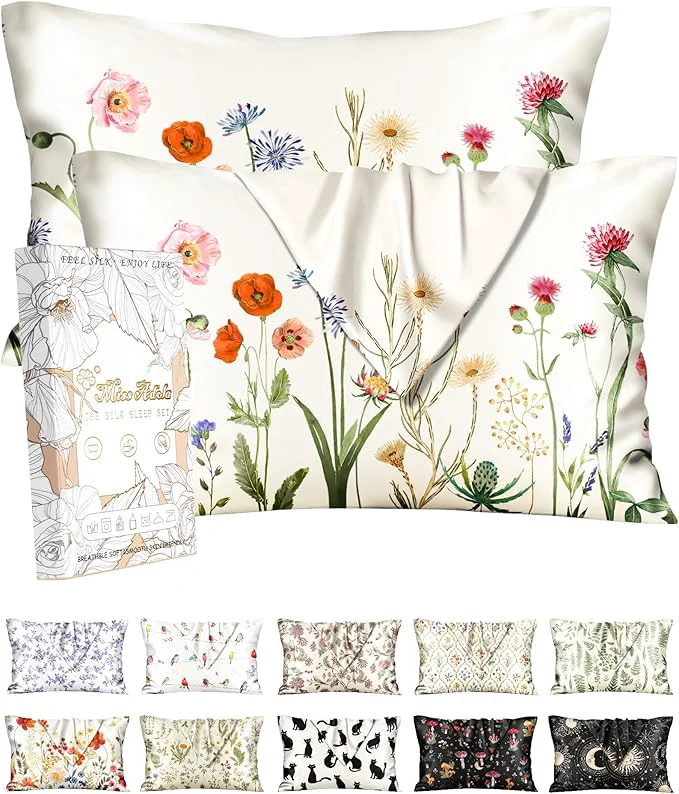 Premium Miss Adola 2 Pack Silk Pillowcase Innovative